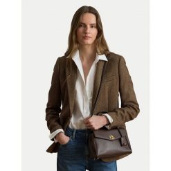 Torebka LAUREN RALPH LAUREN. Brązowe torebki klasyczne Lauren Ralph Lauren, bez wzorów, bez dodatków. Za 1,799.00 zł.
