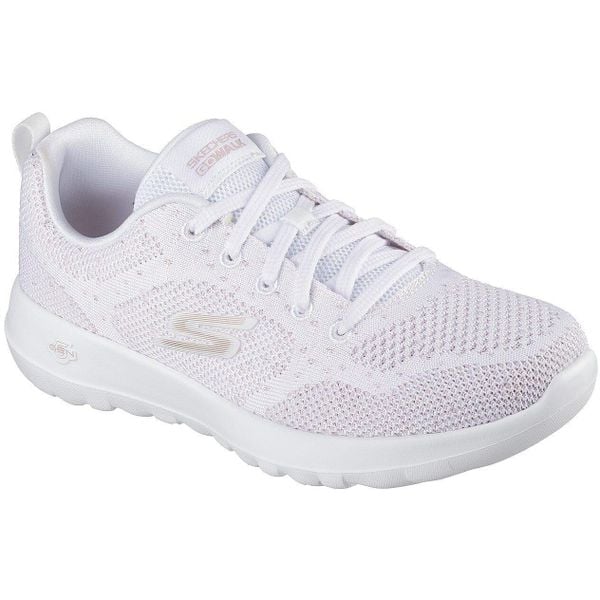 Buty sportowe damskie Skechers Go Walk Joy. Fioletowe obuwie sportowe Skechers, bez zapięcia. Za 390.00 zł.