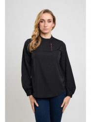 Marks & Spencer Bluzka w kolorze czarnym rozmiar: 40. Czarne bluzki Marks & Spencer, bez wzorów, bez kołnierzyka, bez ramiączek. Za 62.61 zł.
