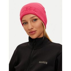 Czapka Guess. Czerwone czapki Guess, z aplikacjami. Za 169.99 zł.