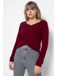 Perfect Cashmere Kaszmirowy sweter "Shannon" w kolorze bordowym rozmiar: L. Czerwone swetry Perfect Cashmere, l, bez wzorów, z kaszmiru, bez ramiączek. Za 291.25 zł.