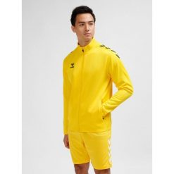 Bluza dresowa zapinana na zamek błyskawiczny Hummel Core XK. Brązowe bluzy Hummel, bez wzorów, z dresówki, bez kaptura. Za 202.00 zł.