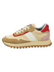 GANT Footwear Skórzane sneakersy "Caffay" w kolorze beżowym ze wzorem rozmiar: 36. Brązowe trampki GANT Footwear, bez wzorów, bez zapięcia. Za 376.86 zł.