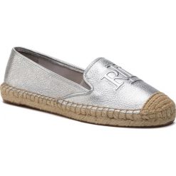 Espadryle LAUREN RALPH LAUREN - Jun Mkt 802729796001 Silver. Szare espadryle Lauren Ralph Lauren, bez wzorów, z materiału, bez obcasa, na płaskiej podeszwie, bez zapięcia. W wyprzedaży za 299.00 zł.