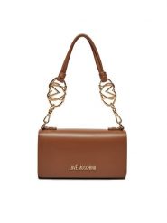 LOVE MOSCHINO Torebka JC4051PP1MLF0201 Brązowy. Brązowe torebki klasyczne Love Moschino, bez wzorów, ze skóry, bez dodatków. Za 439.99 zł.