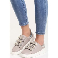 Szare Buty Sportowe No Alibi. Szare obuwie sportowe Born2be, bez zapięcia. Za 49.99 zł.