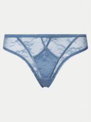 Hunkemöller Figi brazylijskie Molly 204621 Niebieski. Niebieskie figi Hunkemöller, xl, bez wzorów, z syntetyku. Za 49.99 zł.