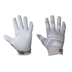 Rękawice do futbolu amerykańskiego Pro Receiver, RE, DB, RB, FRG-03. Białe rękawiczki BARNETT, bez wzorów, sportowe. Za 139.00 zł.