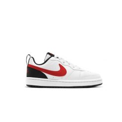 Buty Sportowe Młodzieżowe Nike Court Borough Low 2 (GS). Biała obuwie sportowe Nike, bez zapięcia, do koszykówki, Nike Court. Za 228.80 zł.