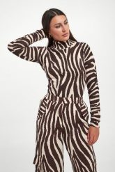 Golf damski wzór zebra TWINSETU&B. Golfy Twinset U&B, l, bez wzorów, bez ramiączek. Za 789.00 zł.