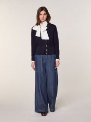 Rodier Wełniany kardigan w kolorze granatowym rozmiar: S. Niebieskie kardigany Rodier, s, bez wzorów, z wełny. Za 274.99 zł.