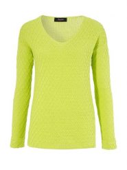 Aniston Sweter w kolorze jasnozielonym rozmiar: 42. Zielone swetry Aniston, bez wzorów, z bawełny, bez ramiączek. Za 61.60 zł.