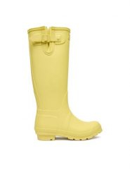 Hunter Kalosze CEO-SJY-T Żółty. Żółte kalosze Hunter, bez wzorów, z kauczuku. Za 349.99 zł.