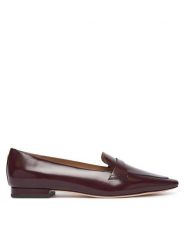 LAUREN RALPH LAUREN Lordsy Audri 802P16900003 Bordowy. Czerwone lordsy Lauren Ralph Lauren, bez wzorów, ze skóry, bez obcasa, bez zapięcia. Za 859.99 zł.