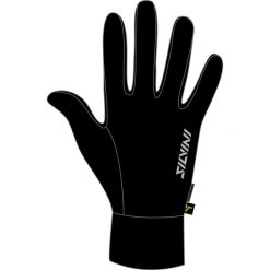 Podgrzewane rękawice Silvini Ledro gloves. Czarne rękawiczki Silvini, bez wzorów, sportowe. Za 289.50 zł.