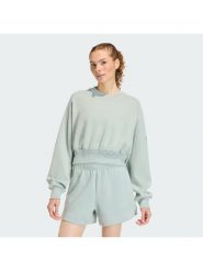 Adidas Bluza Soft Lux KA7015 Zielony Loose Fit. Zielone bluzy Adidas, l, bez wzorów, z syntetyku, bez kaptura. Za 278.99 zł.
