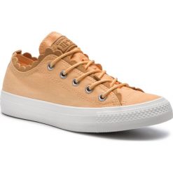 Tenisówki CONVERSE - Ctas Ox 564111C Melon Baller/ Melon Baller. Żółte trampki Converse, bez wzorów, z gumy, bez zapięcia. W wyprzedaży za 209.00 zł.