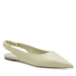 Sandały SAM EDELMAN. Zielone sandały Sam Edelman, bez wzorów, bez obcasa, na płaskiej podeszwie, bez zapięcia. Za 239.99 zł.