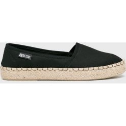 Big Star - Espadryle. Czarne espadryle Big Star, bez wzorów, z gumy, bez obcasa, bez zapięcia. W wyprzedaży za 39.90 zł.