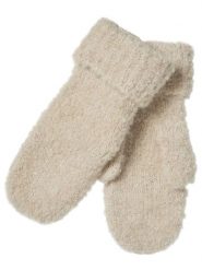 MOSS COPENHAGEN Rękawiczki "Dunya Mittens" w kolorze beżowym rozmiar: onesize. Brązowe rękawiczki Moss Copenhagen, bez wzorów, z materiału. Za 100.75 zł.