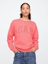 GAP Bluza w kolorze koralowym rozmiar: XL. Czerwone bluzy GAP, xl, bez wzorów, bez kaptura. Za 153.71 zł.
