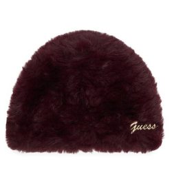 Czapka Guess. Czerwone czapki Guess, z aplikacjami. Za 214.99 zł.