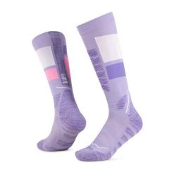 Skarpetki Buff THERMONET® OVER THE CALF SOCKS TO IRIS. Fioletowe skarpety Buff, bez wzorów, z puchu. Za 145.65 zł.