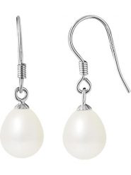 Pearline Srebrne kolczyki z perłami rozmiar: onesize. Białe kolczyki Pearline, z perłą, srebrne, z zapięciem typu bigiel. Za 208.99 zł.