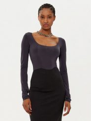 Patrizia Pepe Body 8M1689/J257-K103 Czarny Slim Fit. Czarne body Patrizia Pepe, m, bez wzorów, z syntetyku. Za 239.99 zł.