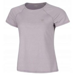 Koszulka tenisowa Fila T-shirt Hailee. Fioletowe koszulki sportowe Fila, bez wzorów, bez ramiączek, tenisowe. Za 199.00 zł.