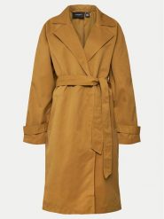 Vero Moda Curve Trencz Lou 10278572 Beżowy Regular Fit. Brązowe płaszcze Vero Moda Curve, bez wzorów, z syntetyku, bez kaptura. Za 139.99 zł.