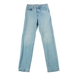 Second life - Levi Strauss damskie jeansy Wedgie Straight - Jak nowy. Niebieskie jeansy Levi's®, l, bez wzorów, z podwyższonym stanem. Za 127.76 zł.