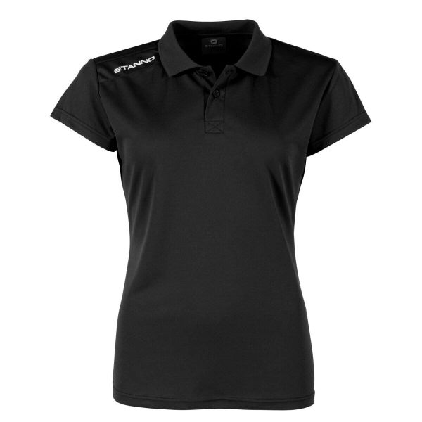 Damska koszulka polo Stanno Field. Czarne koszulki polo STANNO, s, bez wzorów, z materiału, bez kołnierzyka, bez ramiączek. Za 163.10 zł.