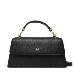 Torebka Aigner. Czarne torebki klasyczne Aigner, bez wzorów, bez dodatków. Za 2,319.00 zł.