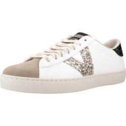Buty VICTORIA 1126228V BERLIN GLITTER CORDON LOGO Czarny. Białe trekkingi VICTORIA, z materiału, trekkingowe. Za 320.99 zł.