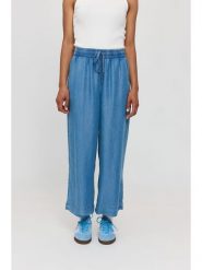 MAZINE Dżinsy "Wide Leg" w kolorze niebieskim rozmiar: XL. Niebieskie jeansy MAZINE, xl, bez wzorów. Za 136.13 zł.
