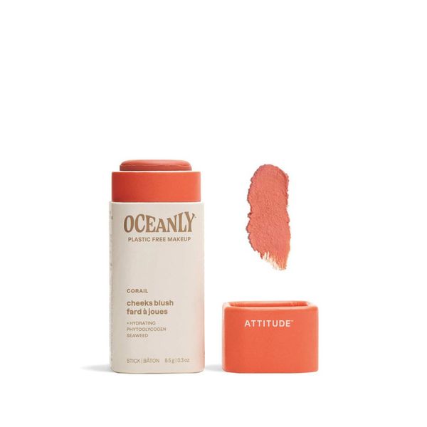 Attitude Oceanly, Róż do policzków, Corail, 8,5 g. Róże Attitude. Za 147.19 zł.