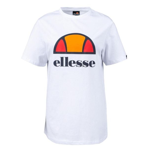 Koszulka damska Ellesse Arieth. Białe bluzki Ellesse, xs, bez wzorów, sportowe, bez kołnierzyka, bez ramiączek. Za 67.99 zł.