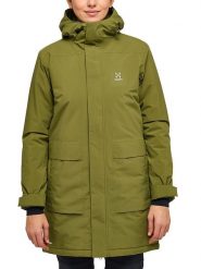 Haglöfs Parka "Salix Proof™ Mimic" w kolorze khaki rozmiar: S. Brązowe parki Haglöfs, m, z materiału, bez kaptura. Za 439.24 zł.