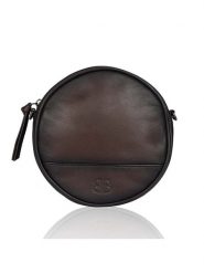 Bellicci Skórzana torebka "Koko" w kolorze brązowym - 18 x 18 x 5 cm rozmiar: onesize. Brązowe torby na ramię Bellicci, bez wzorów, z materiału, na ramię, bez dodatków. Za 130.99 zł.