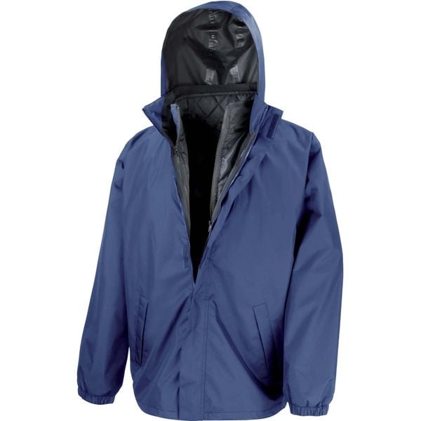 Parka Result Core. Niebieskie parki RESULT, m, z poliesteru, eleganckie, bez kaptura. Za 230.45 zł.