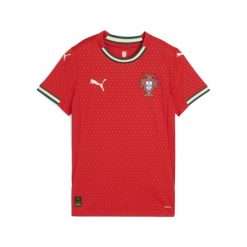 Damska koszulka domowa Portugalia 2025 PUMA. Brązowe bluzki Puma, l, bez wzorów, sportowe, bez kołnierzyka, bez ramiączek. Za 419.00 zł.