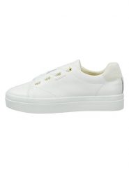GANT Footwear Skórzane sneakersy "Avona" w kolorze białym rozmiar: 36. Białe trampki GANT Footwear, bez wzorów, bez zapięcia. Za 376.86 zł.