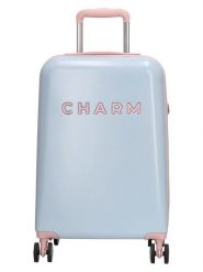 Charm Walizka w kolorze błękitnym - 36 x 55 x 20,5 cm rozmiar: onesize. Niebieskie walizki Charm, bez wzorów. Za 217.99 zł.