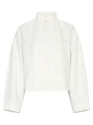 MOSS COPENHAGEN Kurtka przejściowa w kolorze białym rozmiar: M/L. Białe kurtki Moss Copenhagen, l, bez wzorów, bez kaptura. Za 284.95 zł.
