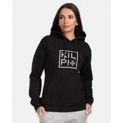 Damska bawełniana bluza z kapturem Kilpi NIKY-W. Czarne bluzy Kilpi, l, bez wzorów, z bawełny, z kapturem. Za 292.95 zł.