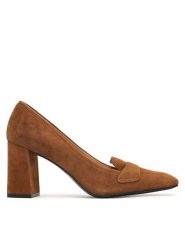 Furla Półbuty Slod Moca-Pump YM36FSD C10000 CN 03B00 Brązowy. Brązowe czółenka Furla, bez wzorów, ze skóry, bez obcasa, na obcasie, bez zapięcia. Za 1,014.00 zł.