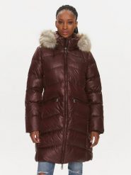 Calvin Klein Płaszcz zimowy K20K207071 Brązowy Regular Fit. Brązowe płaszcze Calvin Klein, na zimę, xs, bez wzorów, z syntetyku, bez kaptura. Za 1,119.00 zł.