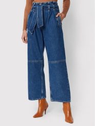 Pinko Jeansy Gracidio 1J111A A0A0 Niebieski Relaxed Fit. Niebieskie jeansy Pinko, bez wzorów. Za 699.99 zł.