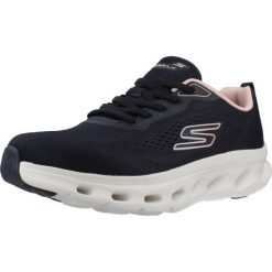 Buty SKECHERS GO WALK GLIDE STEP 2.0 KRIS Niebieski. Białe trekkingi Skechers, z tkaniny, trekkingowe. Za 407.99 zł.